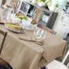Nappe rectangle 150x250 cm Gaze de Coton Terra Ficelle