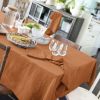 Nappe rectangle 150x350 cm Gaze de Coton Terra Abricot