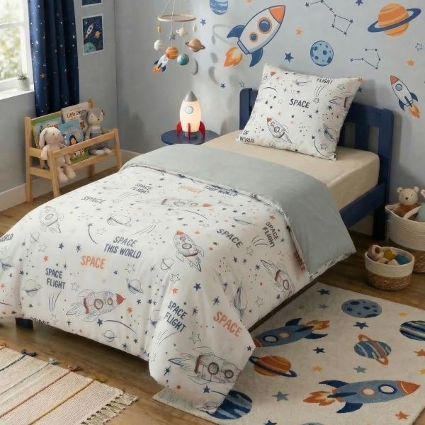 Parure de lit enfant 140x200 cm Coton Stella