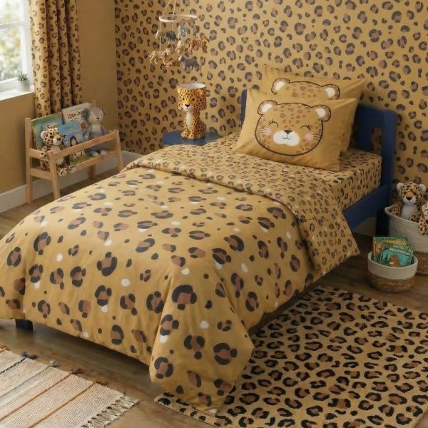 Parure de lit enfant 140x200 cm Coton Lena