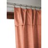 Rideau ajustable 140x270 cm Lyocell Gabrielle Terracotta