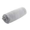 Drap housse 200x200+35 cm Percale de Coton Galet