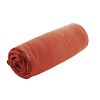 Drap housse 90x190+25 cm Percale de Coton Terre De Sienne