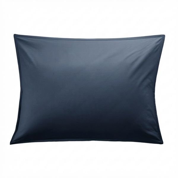 Taie d'oreiller 50x70 cm Percale de Coton Bleu Nuit