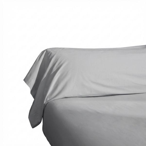 Taie de traversin 43x185 cm Percale de Coton Galet