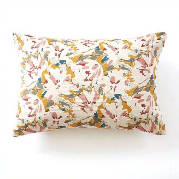 Taie d'oreiller 50x70 cm Gaze de Coton Garance