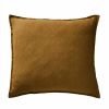 Taie d'oreiller 80x80 cm Lin Rosalie Caramel