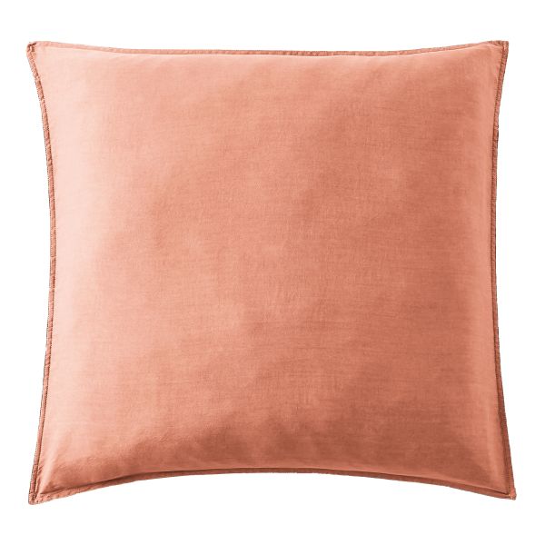 Taie d'oreiller 80x80 cm Lyocell Gabrielle Terracotta