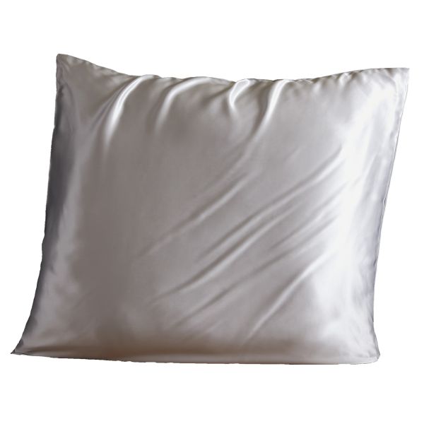 Taie d'oreiller 80x80 cm Soie Lila Argent