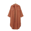 Tunique chemise L/XL Gaze de Coton Terra Terracotta
