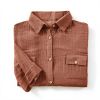 Tunique chemise S/M Gaze de Coton Terra Terracotta
