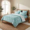 Parure de lit 220x240 cm Coton Pablo Aqua