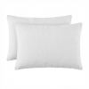 Lot 2 taies d’oreiller 50x70 cm Gaze de Coton - Coton 57 fils Blanc