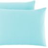 Lot 2 taies d’oreiller 50x70 cm Lin Métis Aqua