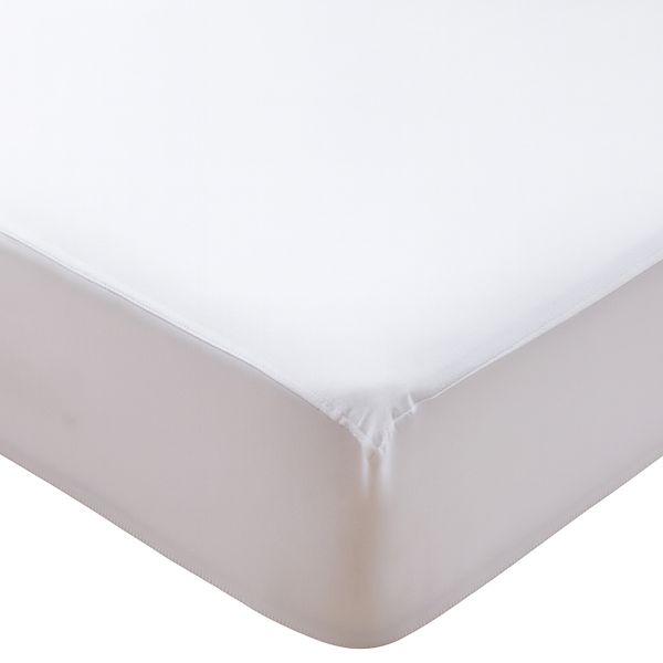 Protège matelas imperméable 90x200 cm Polyester Blanc