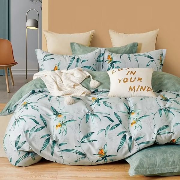 Parure de lit 220x240 cm Polycoton Loucine