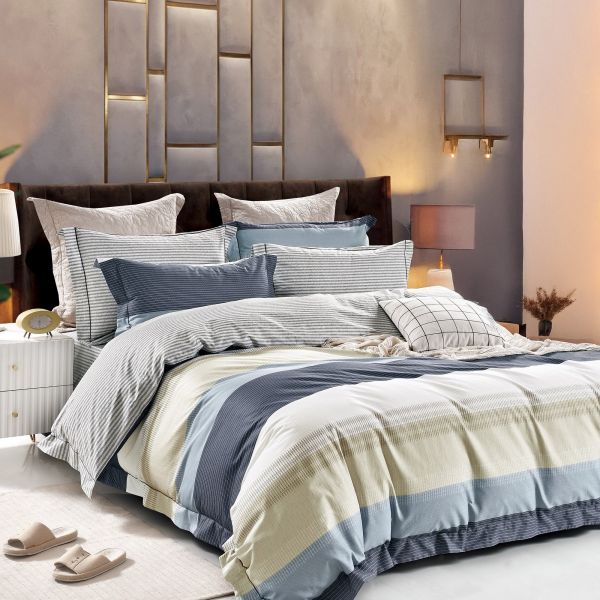 Parure de lit 220x240 cm Polycoton Lygor