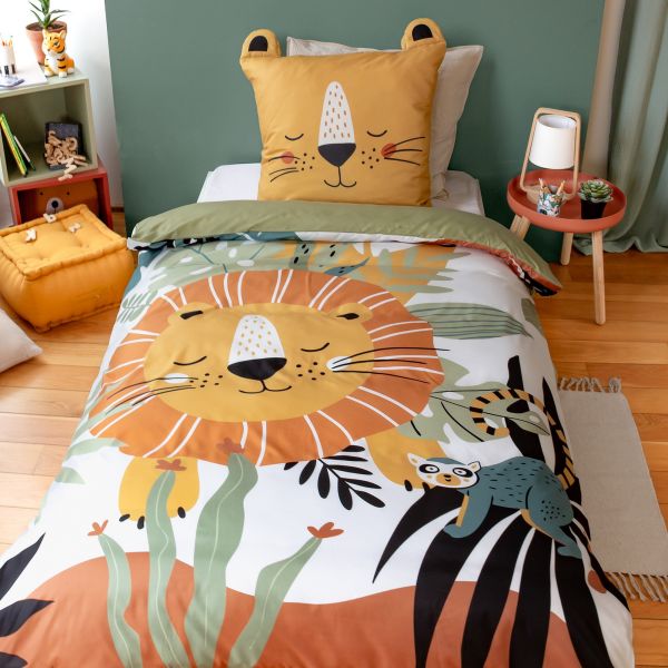 Parure de lit enfant 140x200 cm Microfibre Rey
