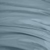 Parure de lit 140x200 cm Percale de Coton Bleu Fumé