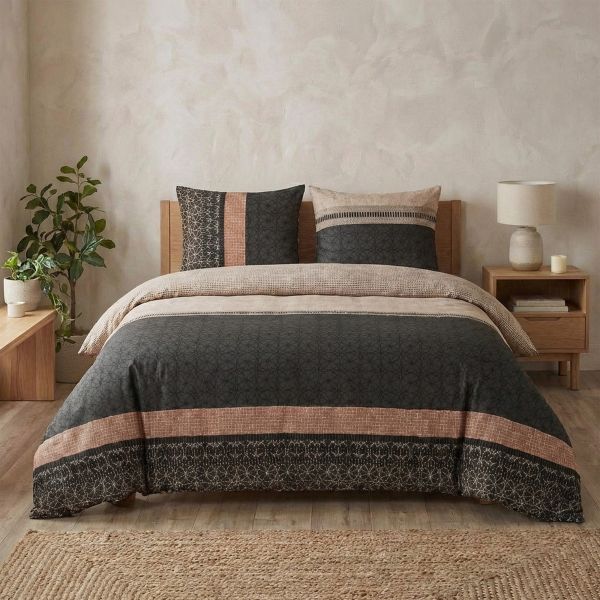 Parure de lit 220x240 cm Coton Lilas