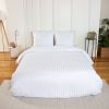 Parure de lit 240x260 cm Microfibre Blanc