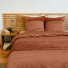 Parure de lit 240x260 cm Microfibre Terre