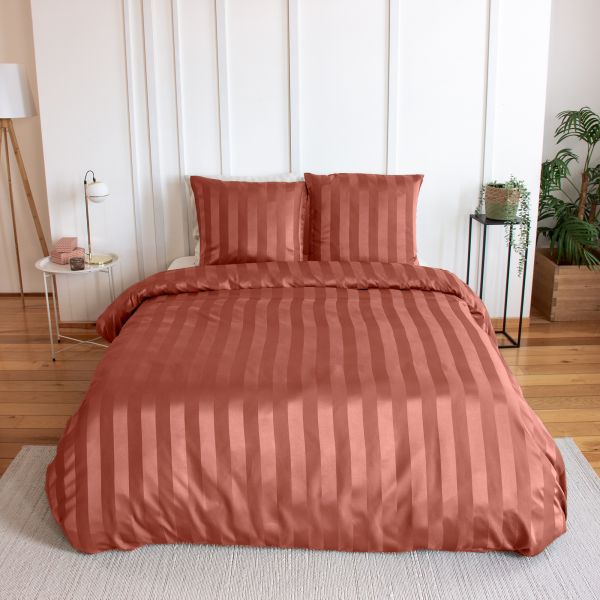 Parure de lit 220x240 cm Microfibre Tomette