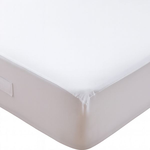 Protège matelas 90x190 cm Polyester Quilte waterproof Blanc