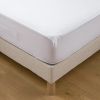 Protège matelas 90x190 cm Polyester Quilte Blanc