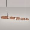 Suspensions Acier Moka LED 1 Chain