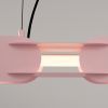 Suspensions Acier Rose LED 1 Chain