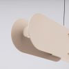 Suspensions Acier Taupe LED 1 Chain