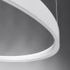 Lustres Aluminium Blanc LED 1 Rio