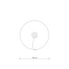 Lustres Aluminium Blanc LED 1 Rio