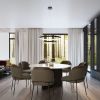 Lustres Aluminium Noir LED 2 Rio