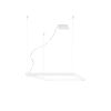 Lustres Aluminium Blanc LED 1 Nelya