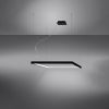 Lustres Aluminium Noir LED 1 Nelya