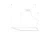 Lustres Aluminium Blanc LED 1 Nelya