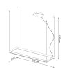 Lustres Aluminium Blanc LED 1 Tuula