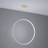 Suspensions Aluminium Doré LED 1 Rio