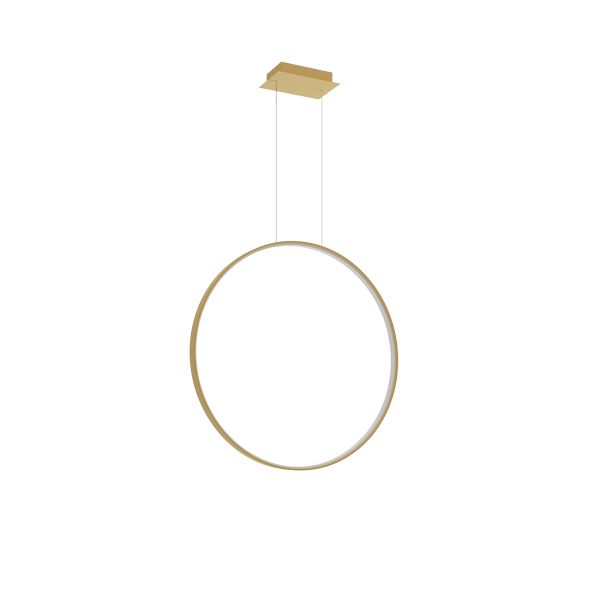 Suspensions Aluminium Doré LED 1 Rio
