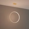 Suspensions Aluminium Doré LED 1 Rio
