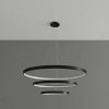 Lustres Aluminium Noir LED 3 Rio
