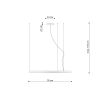 Lustres Aluminium Doré LED 1 Rio