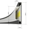 Lustres Aluminium Doré LED 1 Rio