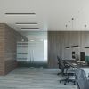 Suspensions Aluminium Gris LED 1 Pinne