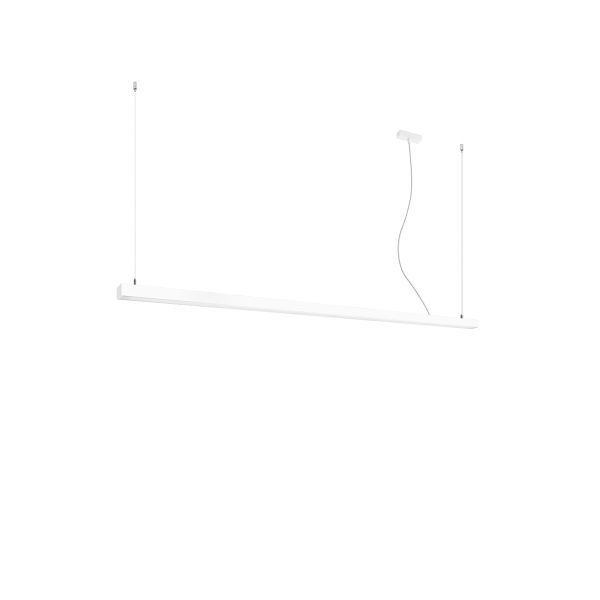 Suspensions Aluminium Blanc LED 1 Pinne