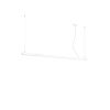 Suspensions Aluminium Blanc LED 1 Pinne