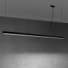 Suspensions Aluminium Noir LED 1 Pinne