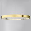 Lustres Aluminium Doré LED 1 Rio